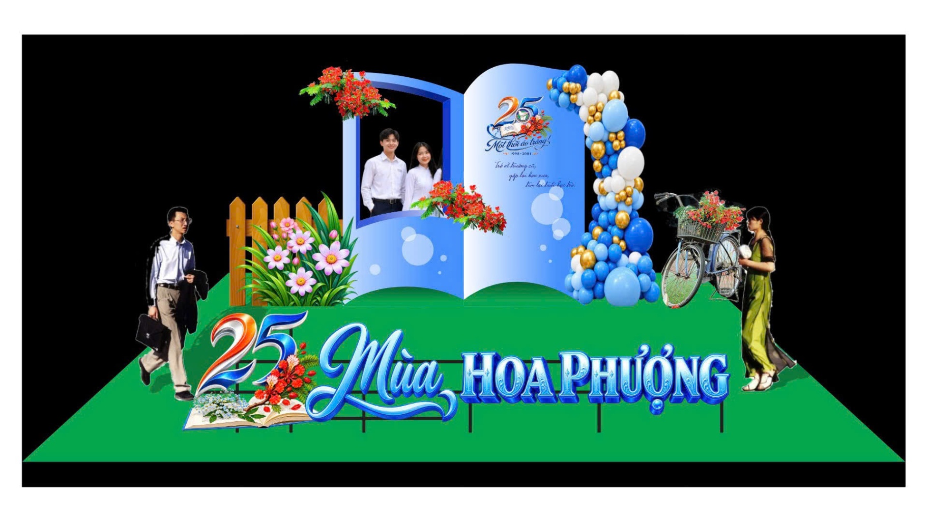 Góc check in học sinh chính